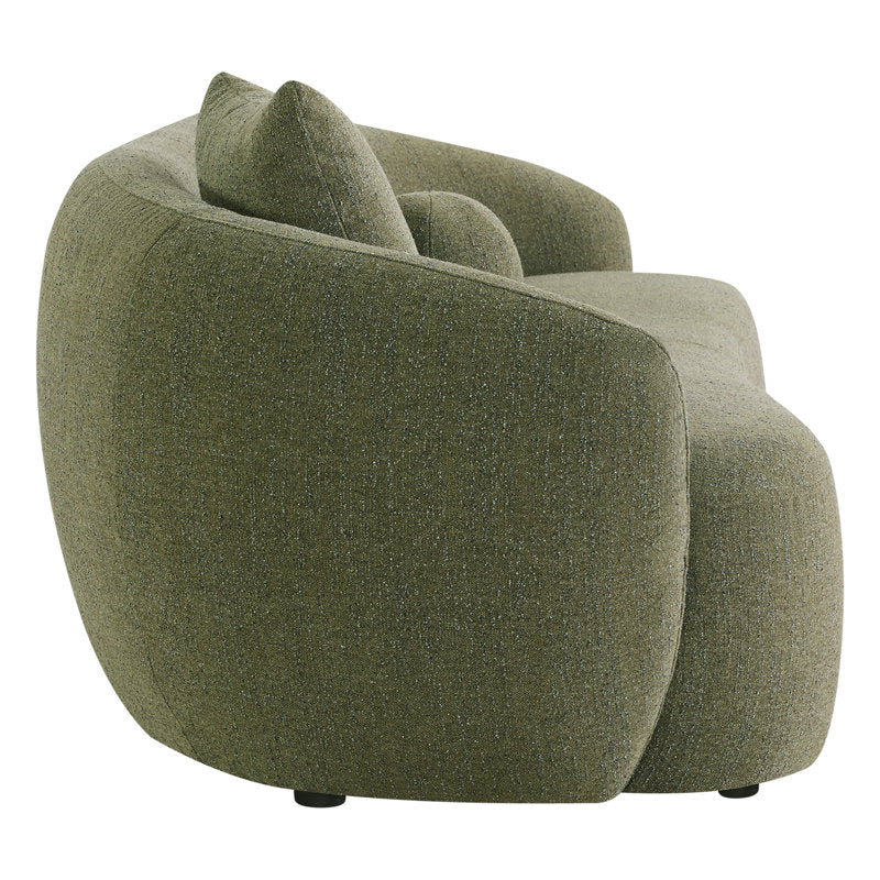 Harlan 89'' Boucle Upholstered Curved Sofa