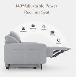 Pursifull Power Zero Wall Reclining Sofa with USB Ports
