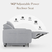 Pursifull Power Zero Wall Reclining Sofa with USB Ports