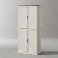Hailiey Wood 71" H X 32" W X 16" D Office Storage Cabinet with Adjustable Shelf,Modular
