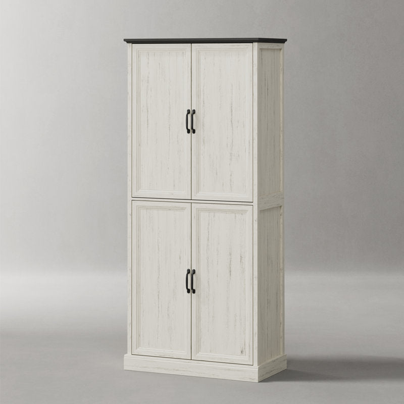 Hailiey Wood 71" H X 32" W X 16" D Office Storage Cabinet with Adjustable Shelf,Modular