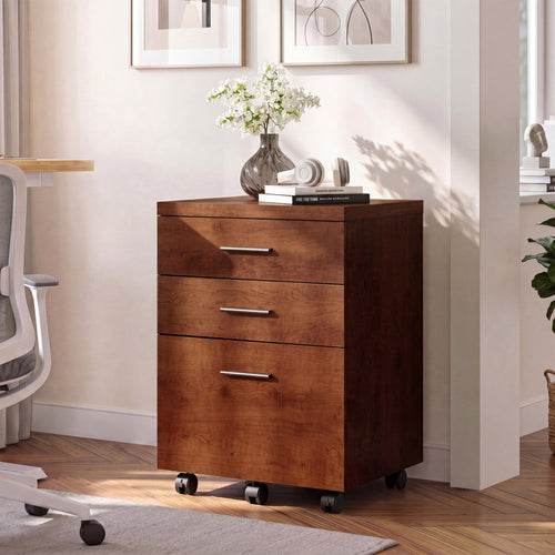 Carreiro 18.2'' Wide 3 Drawer File Cabinet, Wood Filing Cabinet, Printer Cabinet, Home