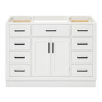 Osoria 48'' Solid Wood Single Bathroom Vanity Base Only, Base Cabinet without Top