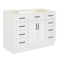 Osoria 48'' Solid Wood Single Bathroom Vanity Base Only, Base Cabinet without Top