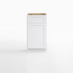 Modern Single Door Kitchen Base Cabinet With Top Drawer (Available In 12", 15", & 18"