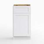 Modern Single Door Kitchen Base Cabinet With Top Drawer (Available In 12", 15", & 18"