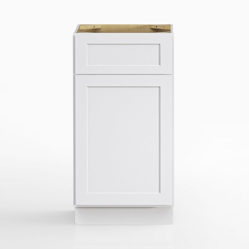 Modern Single Door Kitchen Base Cabinet With Top Drawer (Available In 12", 15", & 18"