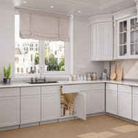 Modern Single Door Kitchen Base Cabinet With Top Drawer (Available In 12", 15", & 18"