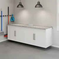 Garage Core 2 Base Cabinets & Doors In White
