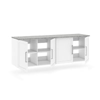 Garage Core 2 Base Cabinets & Doors In White