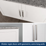 Garage Core 2 Base Cabinets & Doors In White