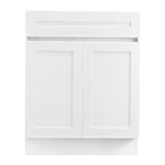 Shaker Base Cabinet 24" D x 34.5" H Ready to Assemble Cabinet White