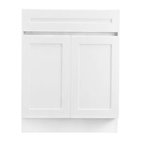 Shaker Base Cabinet 24" D x 34.5" H Ready to Assemble Cabinet White