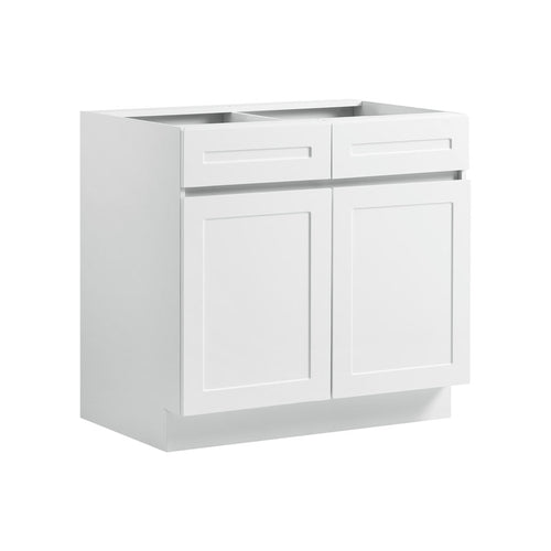 Shaker Base Cabinet 36" W x 24" D x 34.5" H Ready to Assemble Cabinet White