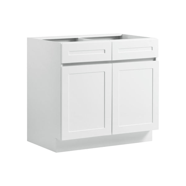 Shaker Base Cabinet 36" W x 24" D x 34.5" H Ready to Assemble Cabinet White