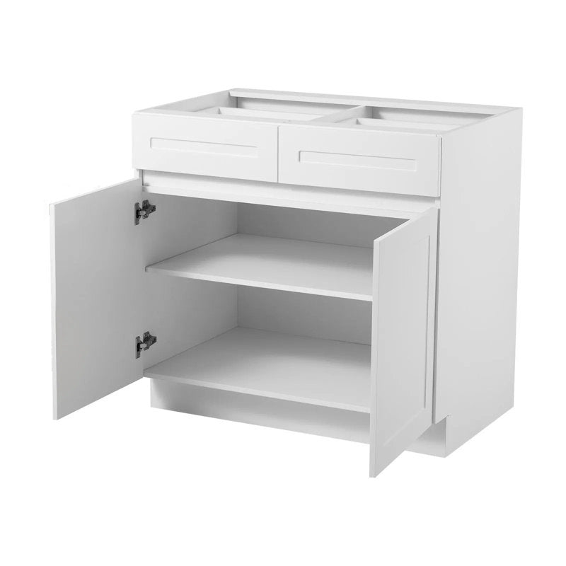 Shaker Base Cabinet 36" W x 24" D x 34.5" H Ready to Assemble Cabinet White