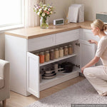 Shaker Base Cabinet 36" W x 24" D x 34.5" H Ready to Assemble Cabinet White