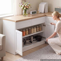 Shaker Base Cabinet 36" W x 24" D x 34.5" H Ready to Assemble Cabinet White