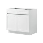 Shaker Base Cabinet 36" W x 24" D x 34.5" H Ready to Assemble Cabinet White
