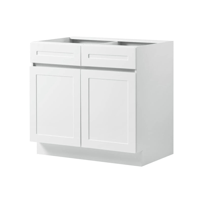 Shaker Base Cabinet 36" W x 24" D x 34.5" H Ready to Assemble Cabinet White