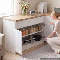 Shaker Base Cabinet 36" W x 24" D x 34.5" H Ready to Assemble Cabinet White