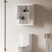 Solid Wood Bathroom Wall cabinet 31"H x 23.1W"