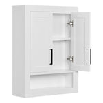 Solid Wood Bathroom Wall cabinet 31"H x 23.1W"