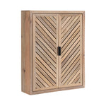 Domitilla 22" W Solid Wood and Metal Wall-Mounted Bathroom Cabinet