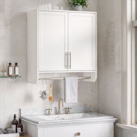 29.5" Wall Cabinet with Hanging Rod