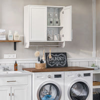 29.5" Wall Cabinet with Hanging Rod