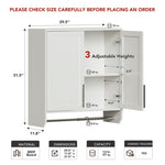 29.5" Wall Cabinet with Hanging Rod