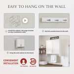 29.5" Wall Cabinet with Hanging Rod