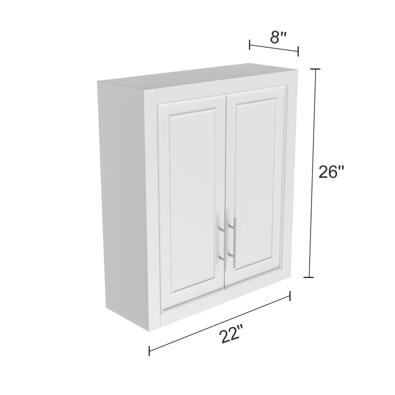 26"H x 22"W Bathroom Storage Wall Bathroom Cabinet