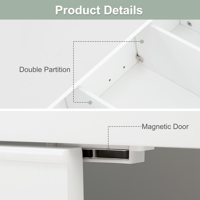 26"H x 22"W Bathroom Storage Wall Bathroom Cabinet