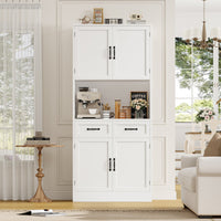 Kalauni 71" Kitchen Pantry Storage Cabinets with 2 Drawers