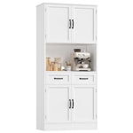 Kalauni 71" Kitchen Pantry Storage Cabinets with 2 Drawers