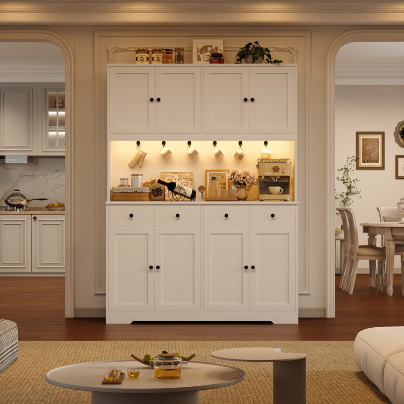 72.4" Kitchen Pantry Cabinet