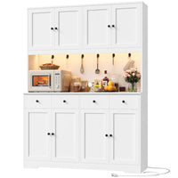 72.4" Kitchen Pantry Cabinet
