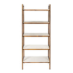 Parker 73'' H Wooden Ladder Bookcase
