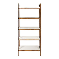 Parker 73'' H Wooden Ladder Bookcase