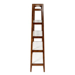 Parker 73'' H Wooden Ladder Bookcase