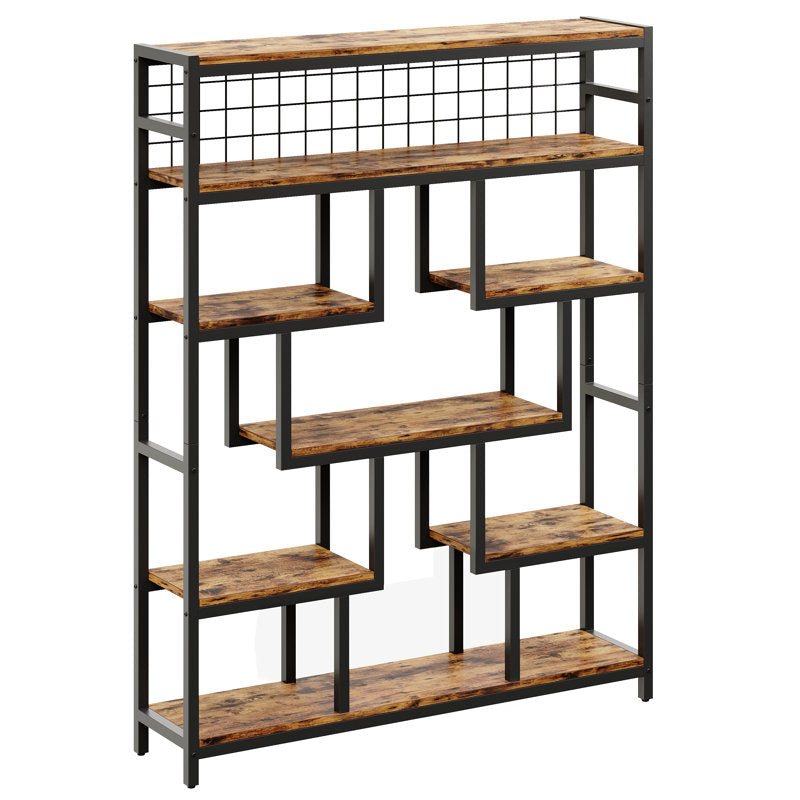 Abrielle Geometric Bookcase