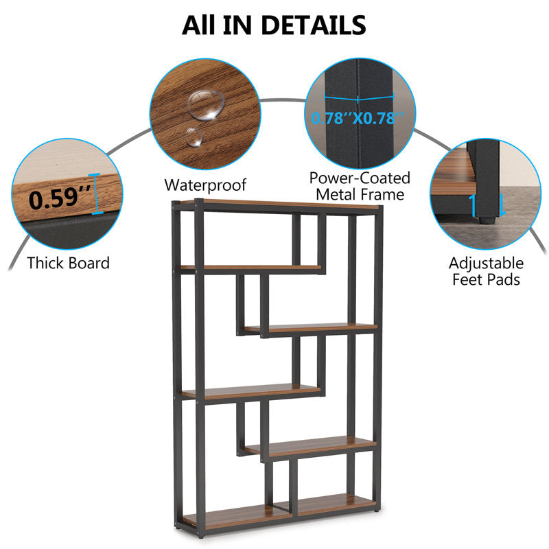 Elex Geometric Bookcase