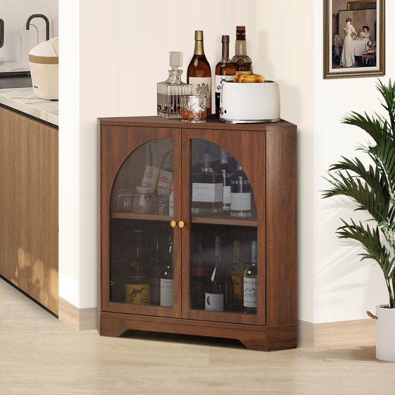 2 - Door Corner Accent Cabinet