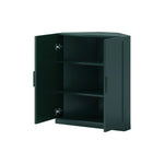 Corner Storage Cabinet, Stackable Corner Shelf for Living Room, Bedroom, Kitchen, Solid