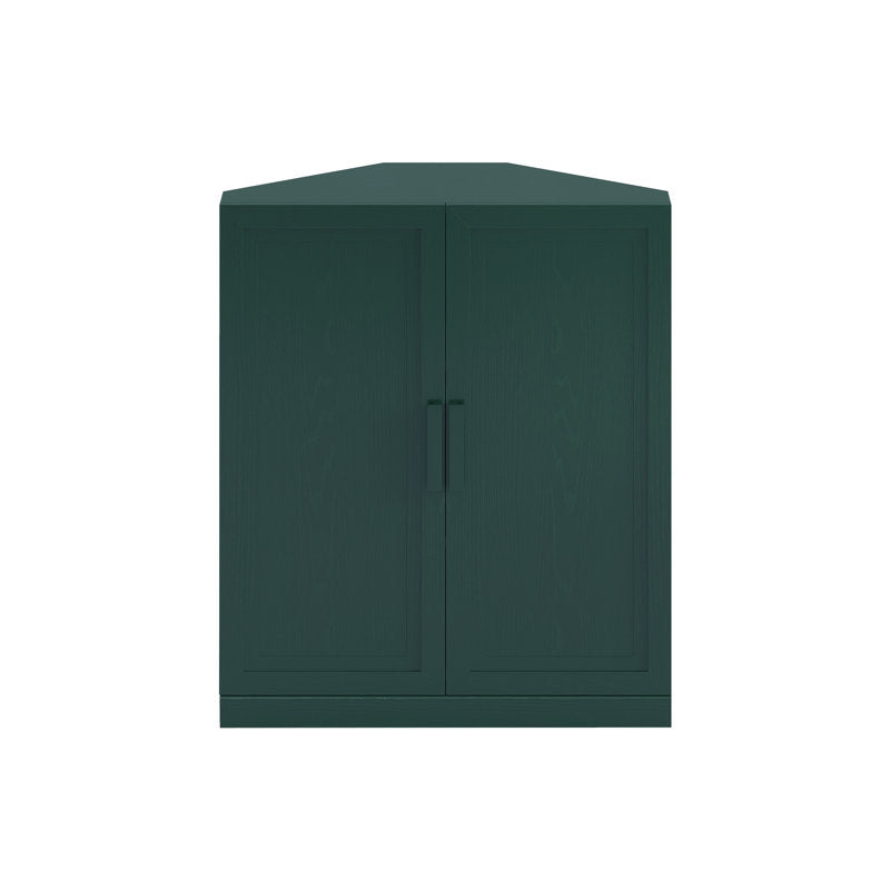 Corner Storage Cabinet, Stackable Corner Shelf for Living Room, Bedroom, Kitchen, Solid