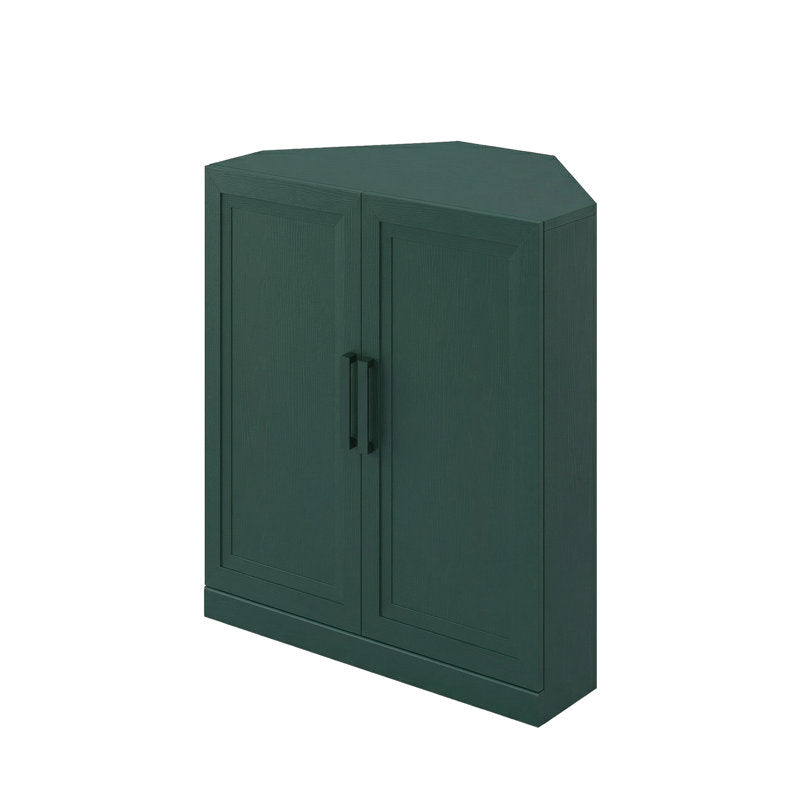 Corner Storage Cabinet, Stackable Corner Shelf for Living Room, Bedroom, Kitchen, Solid