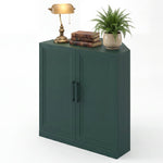 Corner Storage Cabinet, Stackable Corner Shelf for Living Room, Bedroom, Kitchen, Solid