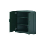 Corner Storage Cabinet, Stackable Corner Shelf for Living Room, Bedroom, Kitchen, Solid