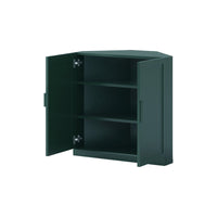 Corner Storage Cabinet, Stackable Corner Shelf for Living Room, Bedroom, Kitchen, Solid
